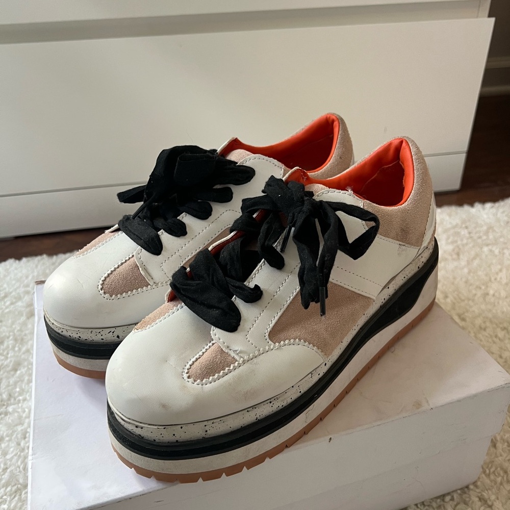 ZARA Platform Sneakers - Multi Color - Size 9